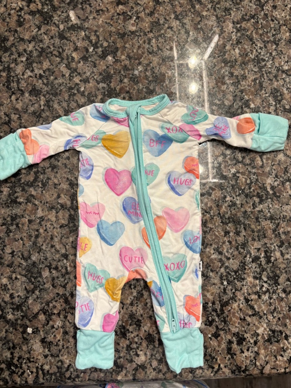 Little Sleepies Candy Cuties zippy